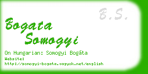 bogata somogyi business card